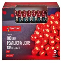 100 LED Pearl Berry Christmas Lights -Garden Gold Store 100 ledpearl berry lights web