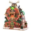 Lemax Santa's Reindeer Training Academy - Lighted Building -Garden Gold Store 15793 santas reindeer training web
