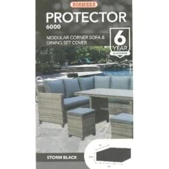 Bosmere Protector 6000 - Modular Corner Sofa Dining Set Outdoor Furniture Cover -Garden Gold Store 2x3 modualr set web