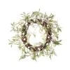 Green Mistletoe With White Berries Artificial Christmas Wreath -Garden Gold Store ac211097 web2