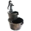 Bermuda - 2 Tier Barrel Water Feature -Garden Gold Store bermuda 2 tier barrel web