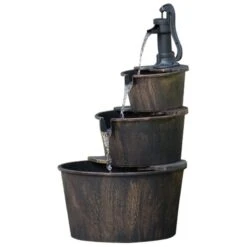 Bermuda - 3 Tier Barrel Water Feature