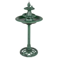 Bermuda - Solar Fish Decor Bird Bath Water Feature