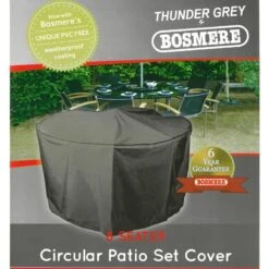 Bosmere 8 Seat Circular Patio Set Protective Outdoor Furniture Cover