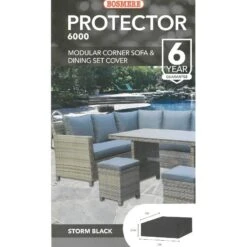 Bosmere Protector 6000 - Modular Corner Sofa Dining Set Outdoor Furniture Cover -Garden Gold Store bosmere modular set 3m web