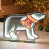 40cm Polar Bear Infinity LED Display Light -Garden Gold Store christmas polar bearr infinty light web2