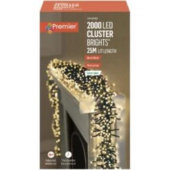 Warm White LED Clusterbrights With Timer -Garden Gold Store clusterbrights warm white 2000 web