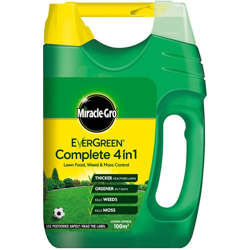 Miracle Gro EverGreen Complete 4 In 1 Lawn Food, Weed & Moss Control 3 Miracle Gro EverGreen Complete 4 In 1 Lawn Food, Weed & Moss Control