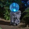 Smart Solar - Solar Powered Elephant Orb Light 1 Smart Solar - Solar Powered Elephant Orb Light -Garden Gold Store elehpant orb solarlight web