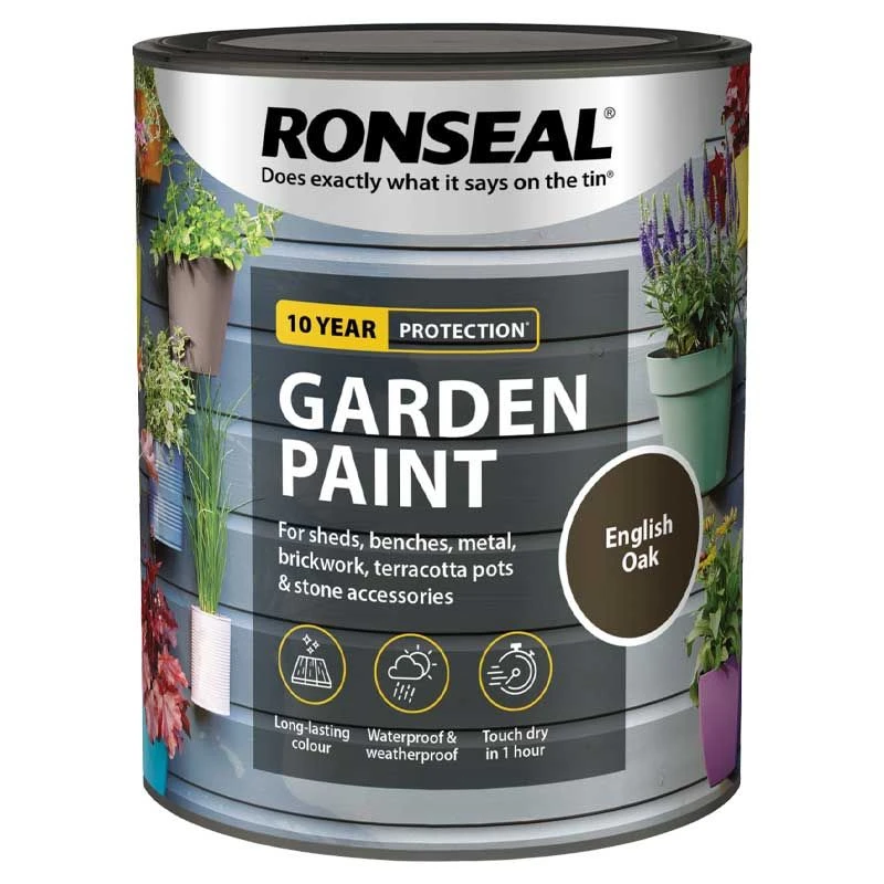 Ronseal- Garden Paint For Brick, Stone, Terracotta, Metal & Wood 11 Ronseal- Garden Paint For Brick, Stone, Terracotta, Metal & Wood - Image 9