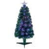 Slim LED & Fibre Optic Christmas Tree