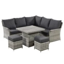 Hartman Heritage Casual Square Dining Set With Adjustable Table -Garden Gold Store heritage casual square dining set studio web