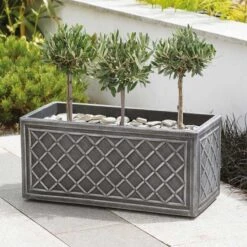 Lead Effect Trough Planter -Garden Gold Store lead effect trough web2