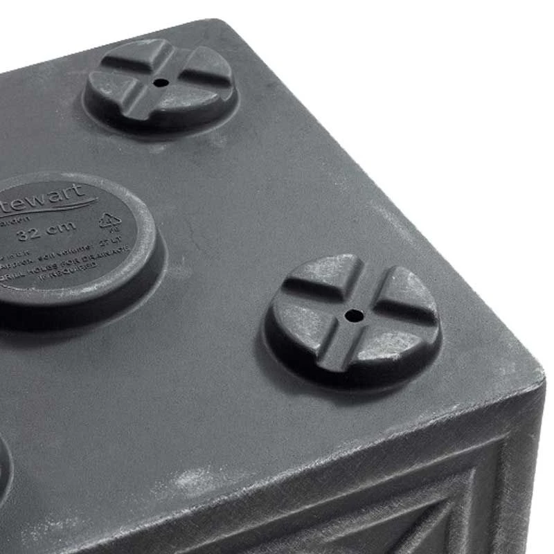 Lead Effect Square Garden Planter 4 Lead Effect Square Garden Planter - Image 2