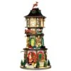 Lemax Christmas Clock Tower - Table Piece -Garden Gold Store lemax christmas clock tower web