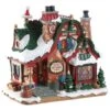 Lemax The Claus Cottage - Lighted Building -Garden Gold Store lemax claus cottage web