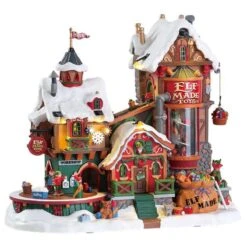 Lemax Elf Made Toy Factory - Lighted Building