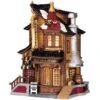Lemax Lucy's Chocolate Shop - Lighted Building -Garden Gold Store lemax lucy choc shop web