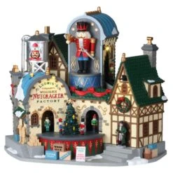 Lemax Ludwig's Wooden Nutcracker Factory - Lighted Building