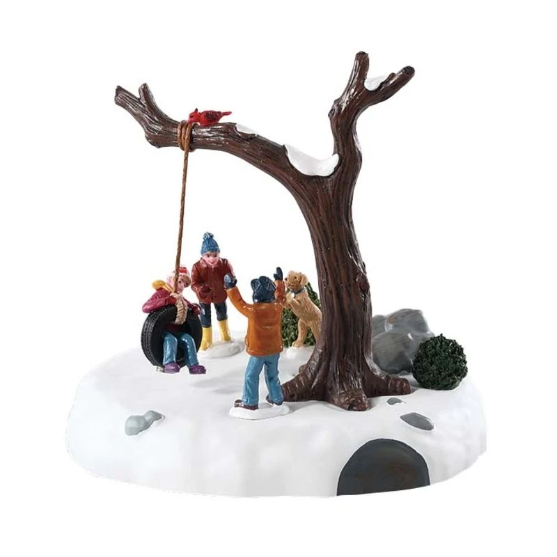 Lemax Tire Swing Twirl - Table Accent 3 Lemax Tire Swing Twirl - Table Accent