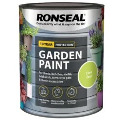 Ronseal- Garden Paint For Brick, Stone, Terracotta, Metal & Wood 30 Ronseal- Garden Paint For Brick, Stone, Terracotta, Metal & Wood -Garden Gold Store lime zest web