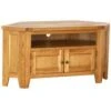 Oak Large Corner TV Unit - Oak Furniture -Garden Gold Store nb037b 1