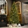 Pre-lit Royal Fir Artificial Christmas Tree -Garden Gold Store p046789 pre lit royal fir web