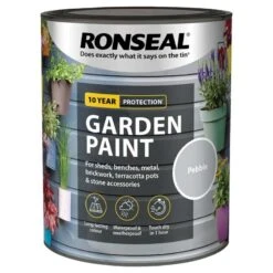 Ronseal- Garden Paint For Brick, Stone, Terracotta, Metal & Wood 32 Ronseal- Garden Paint For Brick, Stone, Terracotta, Metal & Wood -Garden Gold Store pebble web
