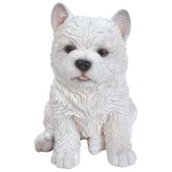 Vivid Arts Pet Pals - Puppy Garden Ornament (Small Breeds) -Garden Gold Store pet pals west highland puppy web