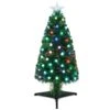 Multi Coloured LED Fibre Optic Ball Christmas Tree