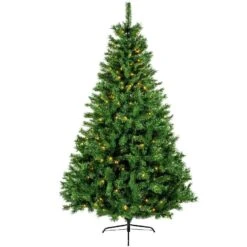 Pre-lit Monlitt Fir Artificial Christmas Tree 