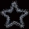 Premier Silver Twinkling Wall Star Light Decoration -Garden Gold Store premier wallstar white web