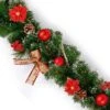 Red Dressed Christmas Garland - 1.8m -Garden Gold Store red dressed garland df187165 web