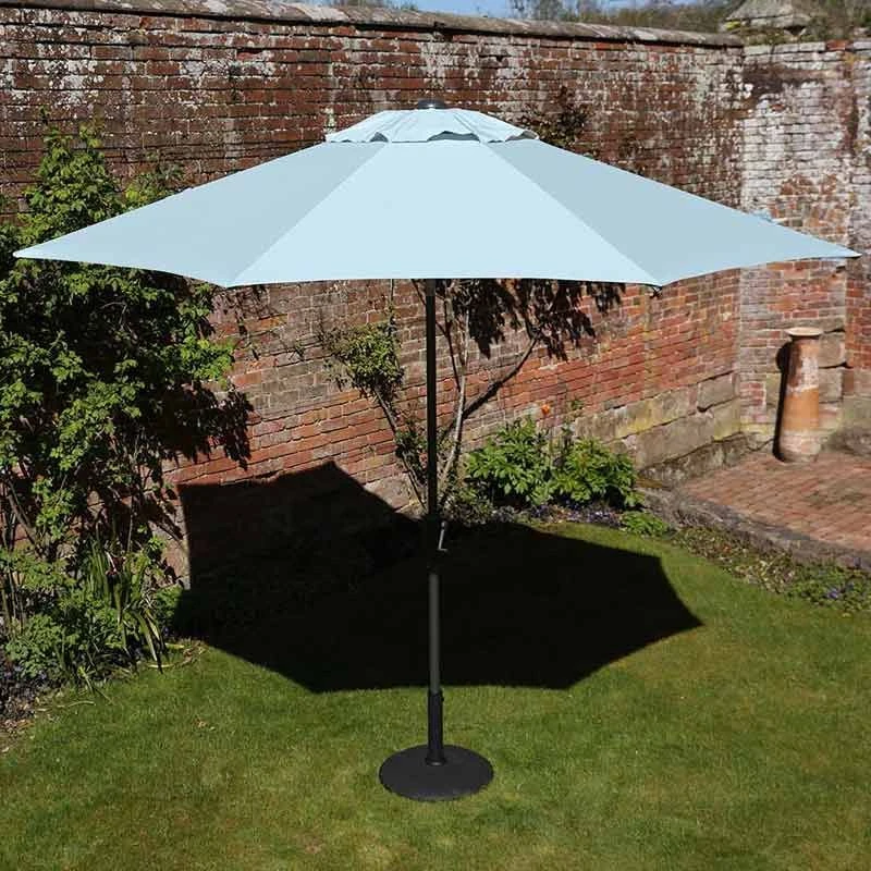 Garden Gold Store -Garden Gold Store rivieria parasol duck egg blue straight web