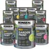 Ronseal- Garden Paint For Brick, Stone, Terracotta, Metal & Wood -Garden Gold Store ronseal garden paint mix