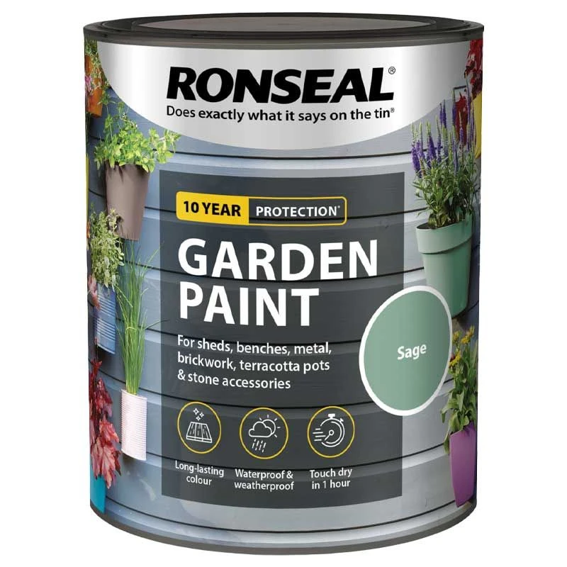 Ronseal- Garden Paint For Brick, Stone, Terracotta, Metal & Wood 18 Ronseal- Garden Paint For Brick, Stone, Terracotta, Metal & Wood - Image 16