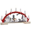 45cm Wooden Santa & Sleigh Candlebridge Light Arch -Garden Gold Store santas sleigh 45cm candlebridge web