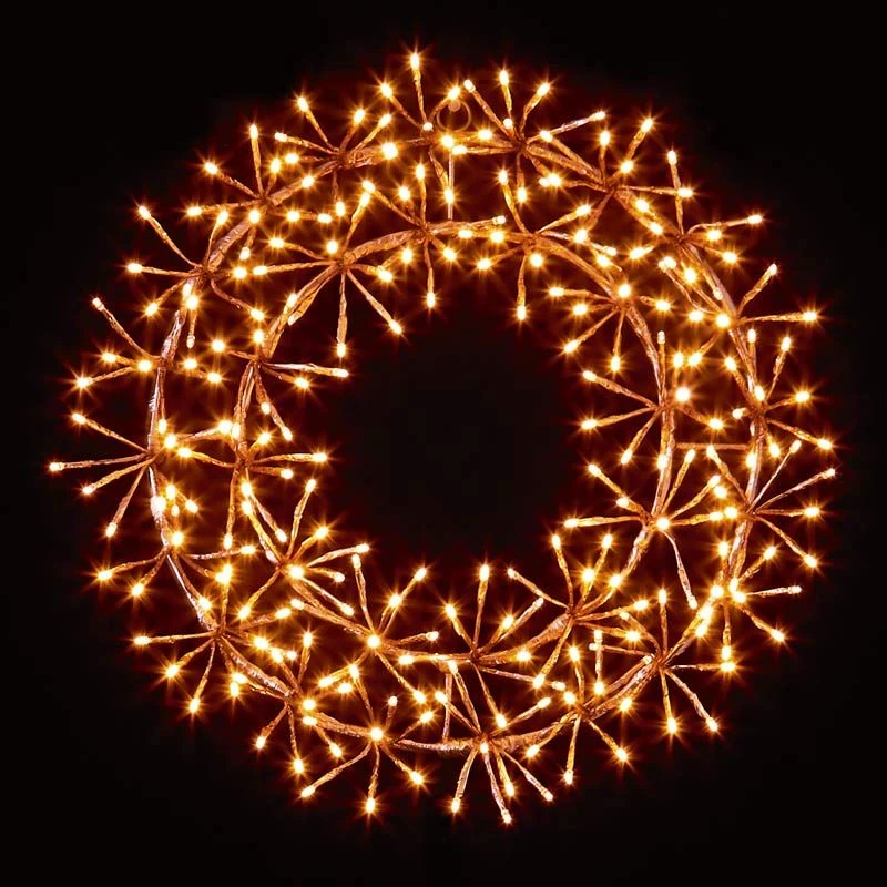 Premier Twinkling Wall Wreath Light Decoration 45cm 6 Premier Twinkling Wall Wreath Light Decoration 45cm - Image 4