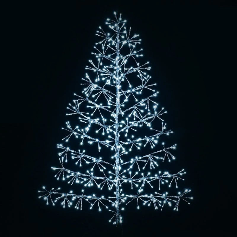 Premier Silver Twinkling Wall Tree Light Decoration 4 Premier Silver Twinkling Wall Tree Light Decoration - Image 2