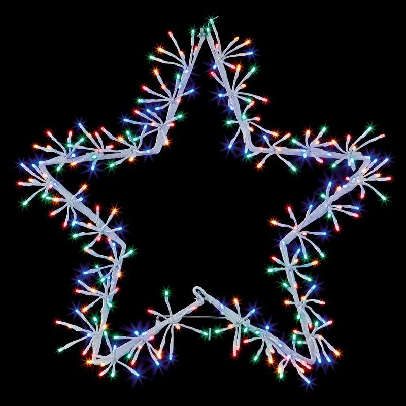 Premier White Twinkling Wall Star Christmas Light Decoration 3 Premier White Twinkling Wall Star Christmas Light Decoration