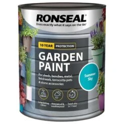 Ronseal- Garden Paint For Brick, Stone, Terracotta, Metal & Wood 38 Ronseal- Garden Paint For Brick, Stone, Terracotta, Metal & Wood -Garden Gold Store summer sky web