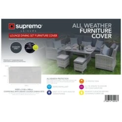 Supremo Lounge Dining Set All Weather Outdoor Furniture Cover -Garden Gold Store supremo lounge dining set cover web