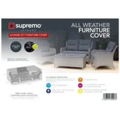 Supremo Lounge Set All Weather Outdoor Furniture Cover -Garden Gold Store supremo lounge set cover web 1