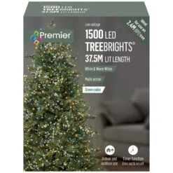 White & Warm White Coloured LED Treebrights With Timer -Garden Gold Store treebrights 1500 mix ww web