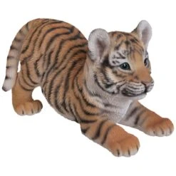 Vivid Arts Real Life Zoo - Tiger Garden Ornament -Garden Gold Store vivd arts real life zoo playful tiger cub web