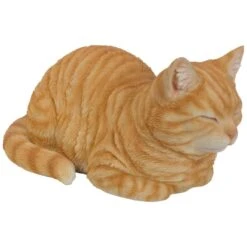 Vivid Arts Real Life Cats - Dreaming Cat Garden Ornament -Garden Gold Store vivid arts ginger dreaming cat web