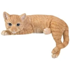 Vivid Arts Real Life Cats - Laying Cat Garden Ornament -Garden Gold Store vivid arts ginger laying cat web