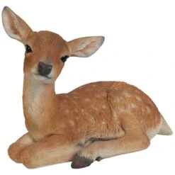 Vivid Arts Real Life Woodland - Deer Garden Ornament -Garden Gold Store vivid arts laying fallow deer medium web