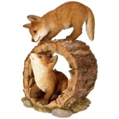Vivid Arts Real Life Woodland - Fox Garden Ornament 10 Vivid Arts Real Life Woodland - Fox Garden Ornament -Garden Gold Store vivid arts playful fox cubs web