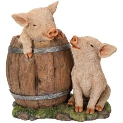 Vivid Arts Real Life Farm - Pig Garden Ornament -Garden Gold Store vivid arts playful pigs web